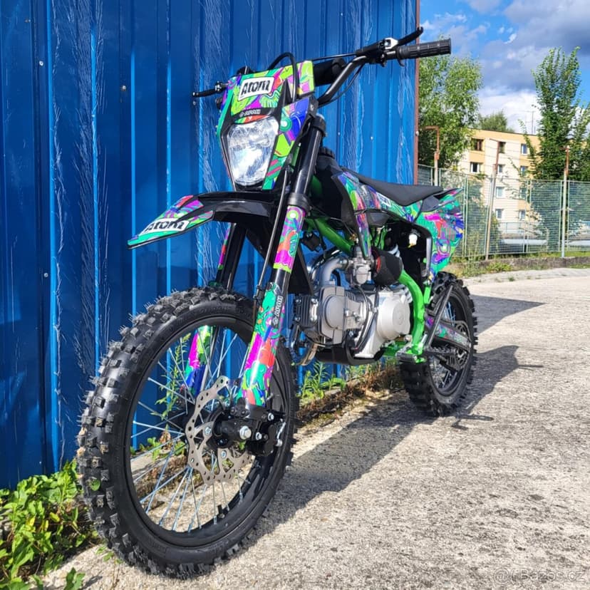 Pitbike APAQ ATOM 125ccm 17"/14" E-START + světlo