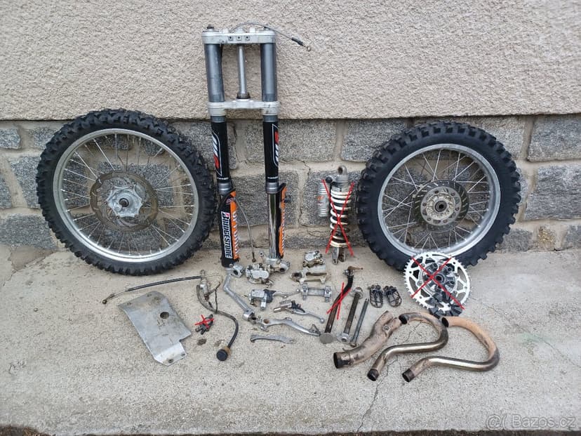 KTM 520 EXC RACING - NÁHRADNÍ DÍLY