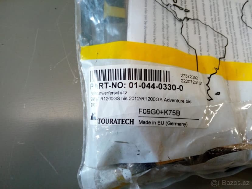 Kryt předního světla BMW 1200 GS touratech
