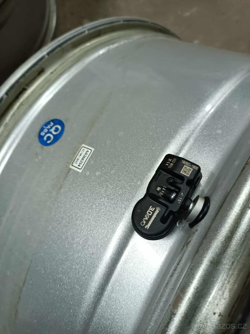 4ks alu disky 5x108 r21 + snimače tlaku