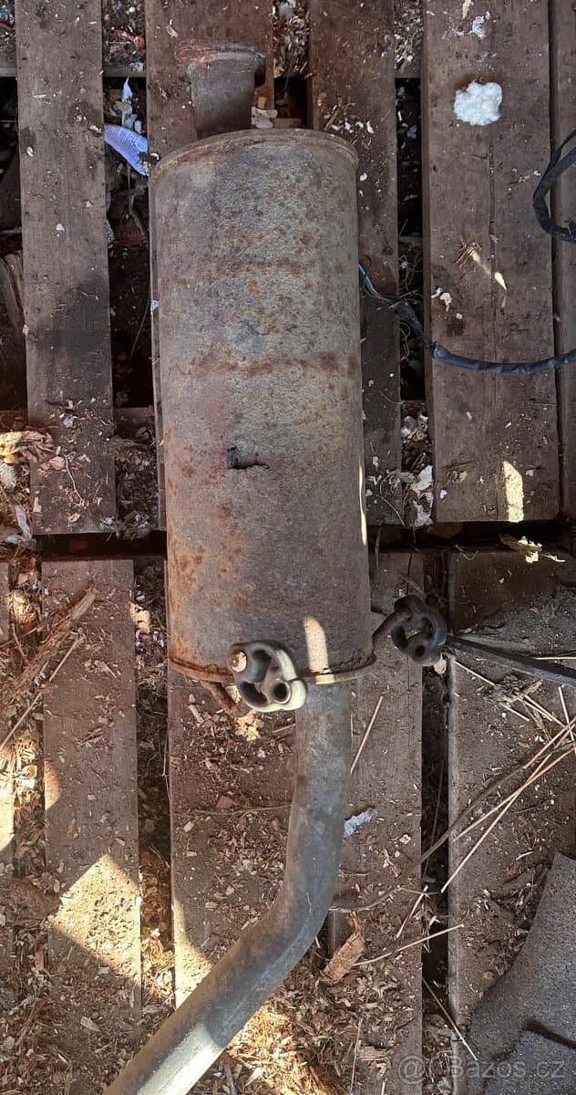 Výfuk Nissan D22 Navara double cab