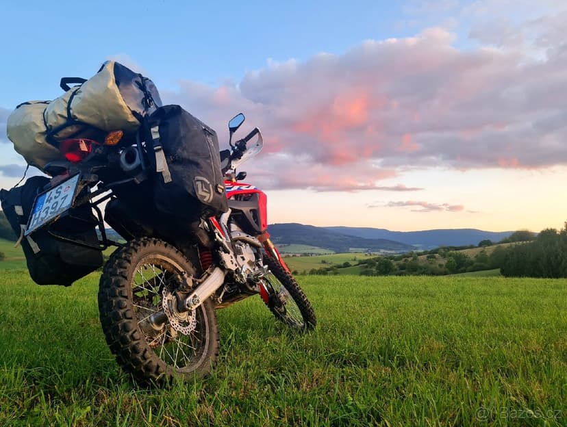 Nosiče zavazadel Honda CRF300 L +2x brašny + kost a stupačky