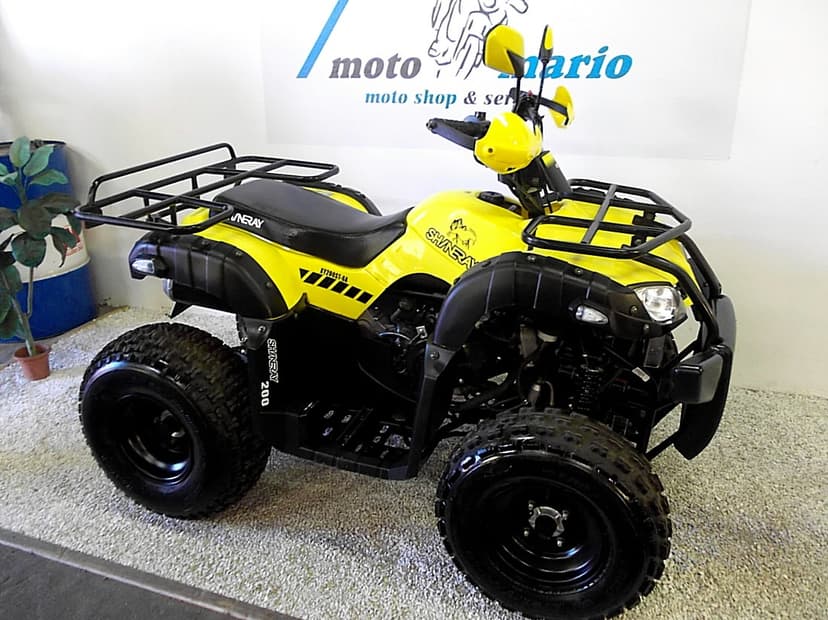 ATV Shineray XY 200 ST nové v ČR, jen 300km Výrobní STAV
