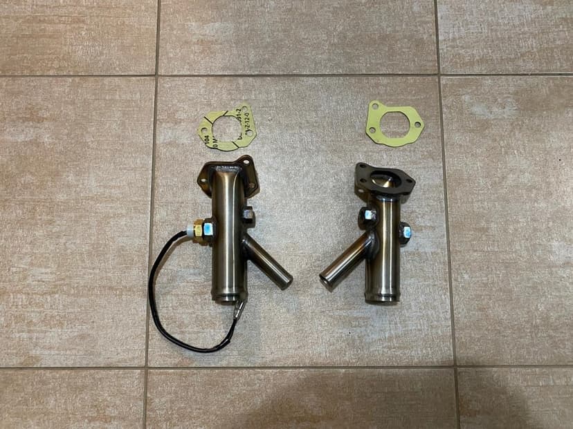 Nissan Patrol M57 SWAP - Nerezová přípojka vodního okruhu