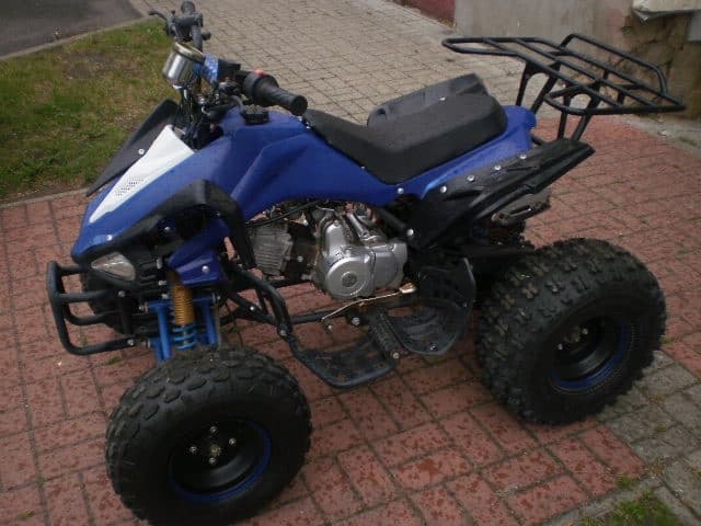 dětská čtyřkolka 125ccm modrá