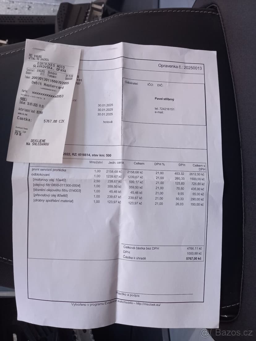 Prodám čtyřkolku gladiator 850