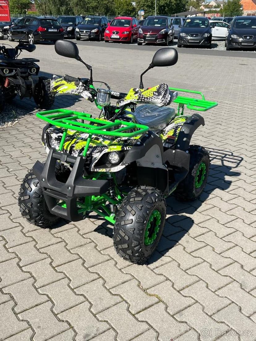 Dětská čtyřkolka Toronto125cc 1G7 Deluxe -zelené grafity