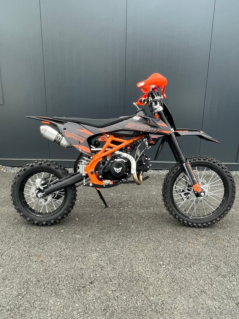 Pitbike Zuumav K3 140cc 17/14 - oranžová