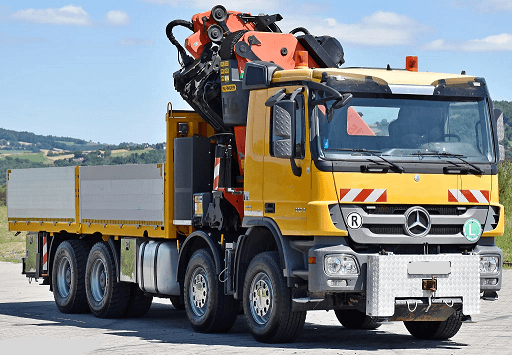 Mercedes-Benz Actros 4145 - valník s hydraulickou rukou