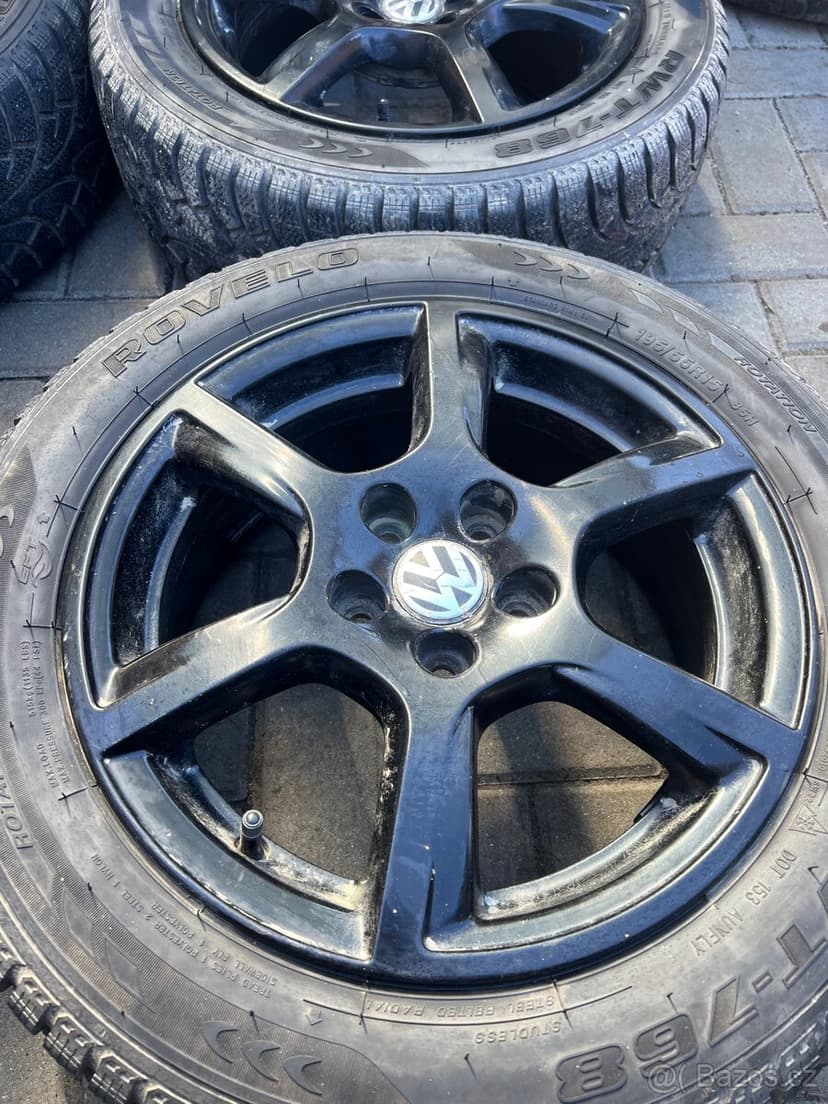 Alu kola 5x100 R15 (zimní pneu )