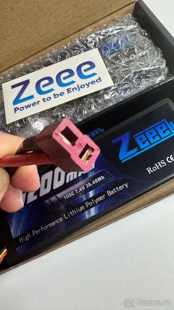 BATERIE LIPO ZEEE 5200mAh 80C/100C 7,4V 38,48Wh-2ks