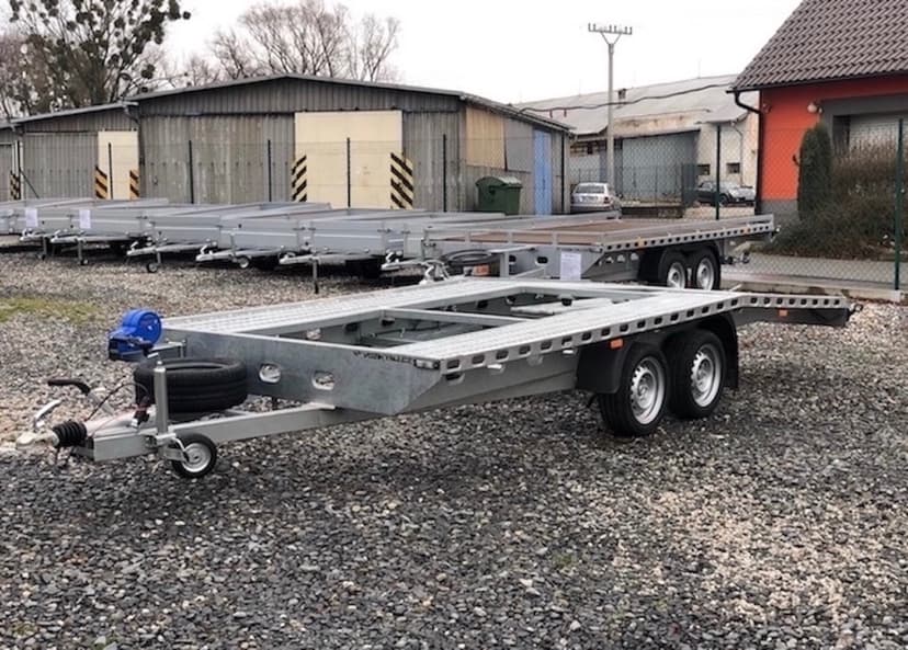 Přívěsný vozík,autopřepravník 460x205cm,3000kg,VDI2700