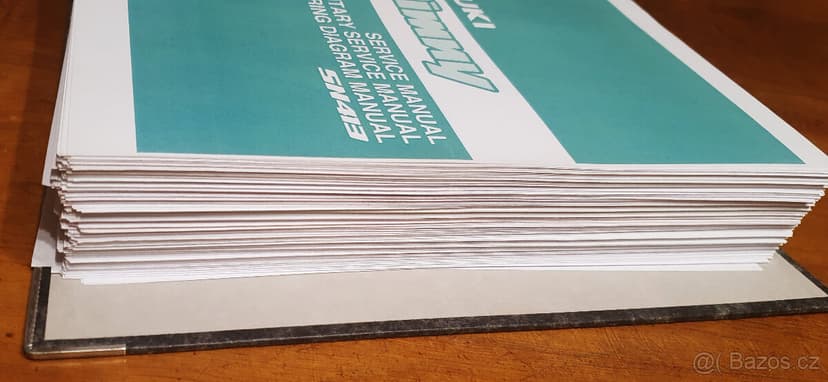 Servisní manuál Suzuki Jimny SN 413 .