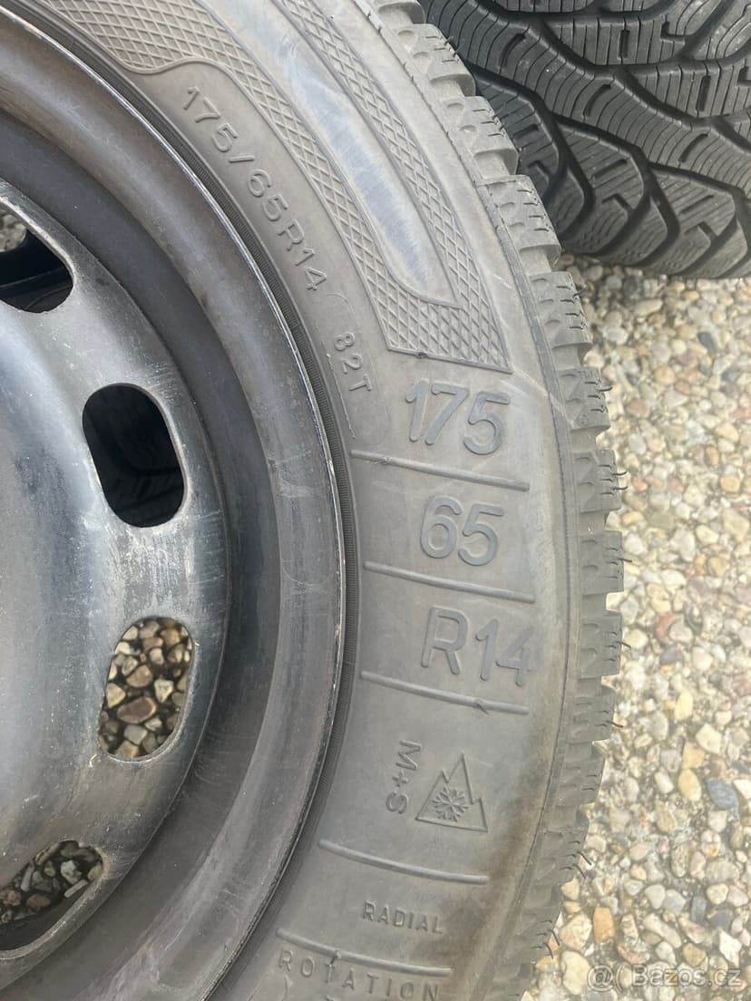 Zimní sada kol 175/65 R14 , kola 5,5J x 14 ET47