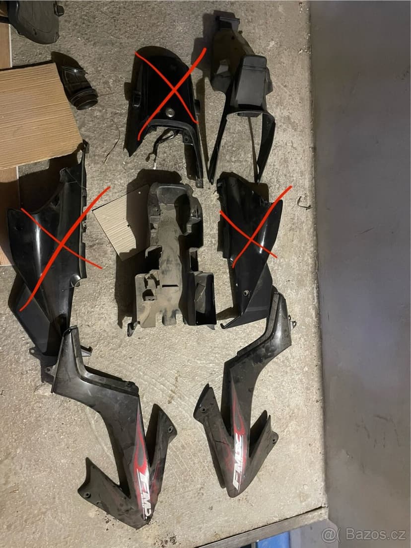 HONDA FMX 650 - náhradní díly