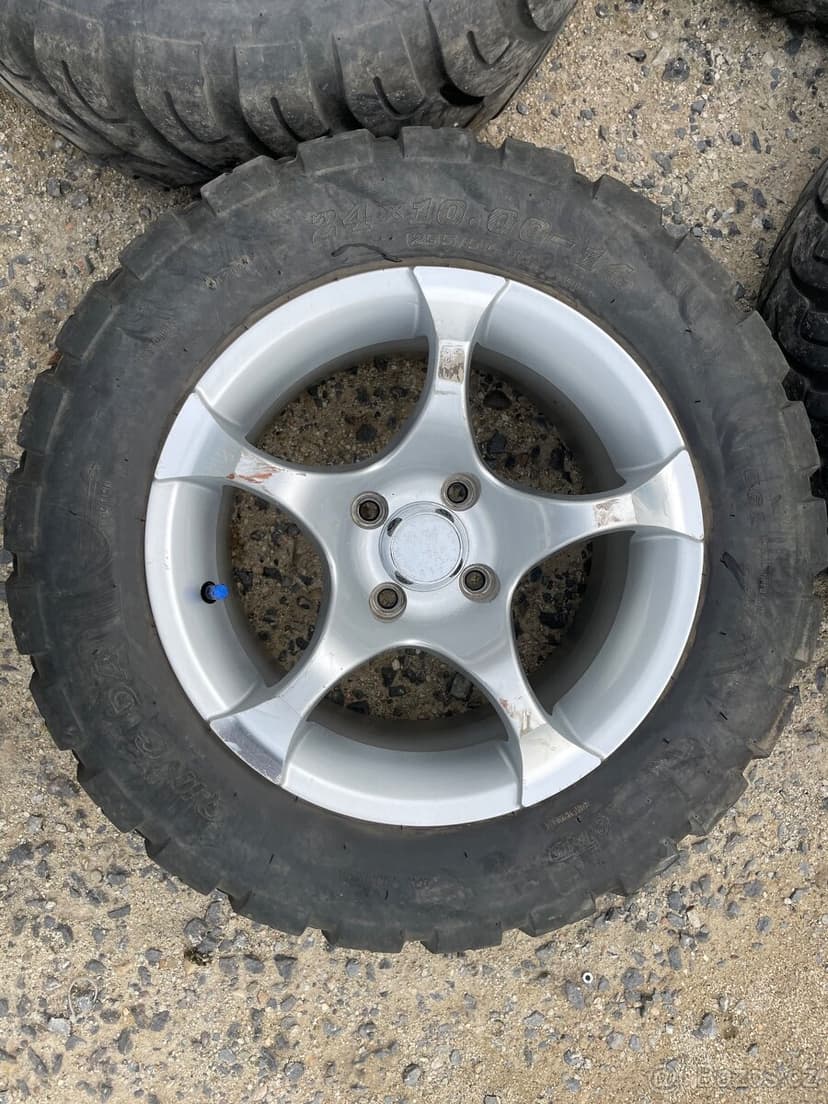 Alukola na čtyřkolku 14” rozteč 4x100