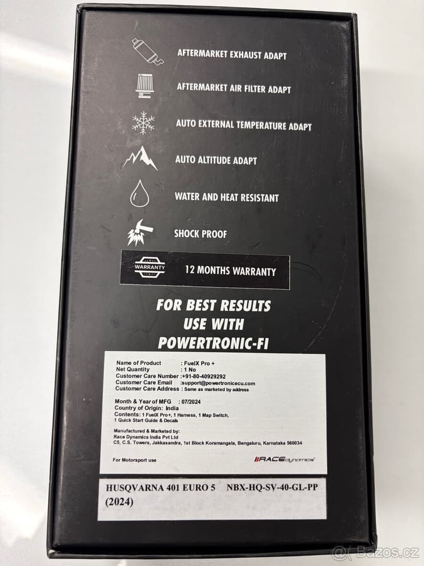 Fuel X Pro+ a DNA filter sání pro Husqvarna 401