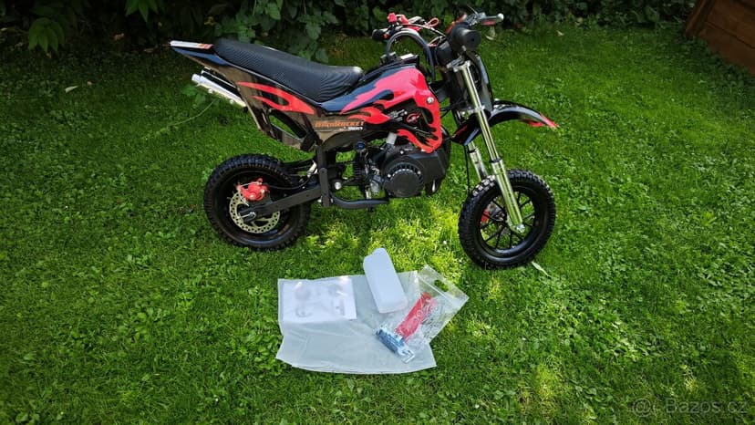 Nová benzínová minikroska 8" kola pro nejmenší