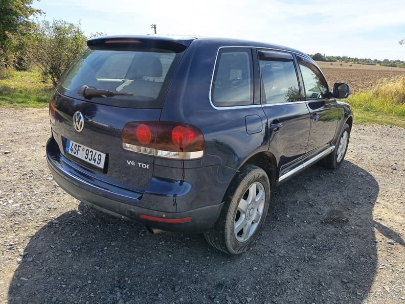 VW Touareg 3.0 V6 tdi BKS 165kW 2007 manuál na pružinách