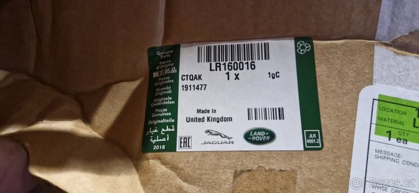 Loketni operka land rover defender L663