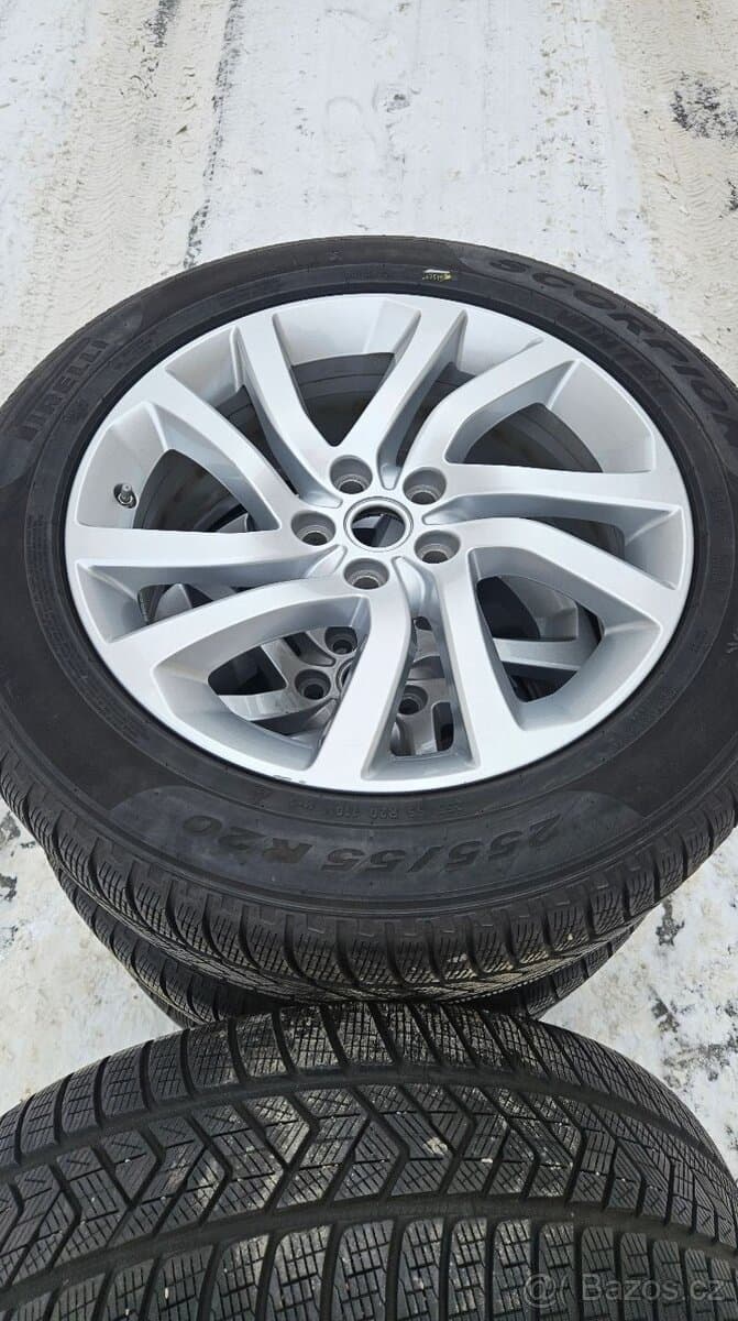 Originál Land Rover ALU kola R20 5x120 + Pirelli