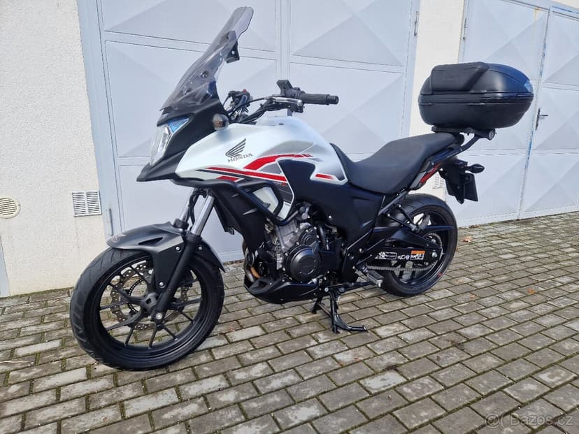 Honda CB500X, 35Kw A2, 2015, ABS, kufr, navigace