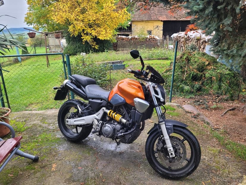 Yamaha mt 03 2007 oranžová, 660ccm, 35kw
