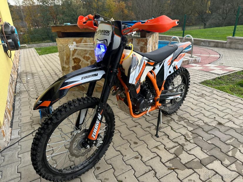Pitbike Zuumav K5-CB225G 250cc 21/18 - oranžová