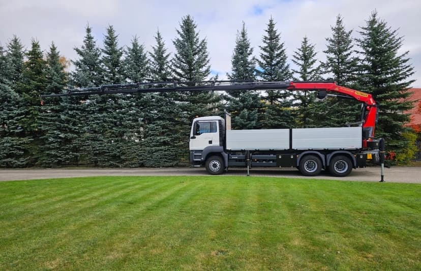 MAN TGS 26.430 - 6x4 - Valník + HR-PALFINGER PK 23002-SH E