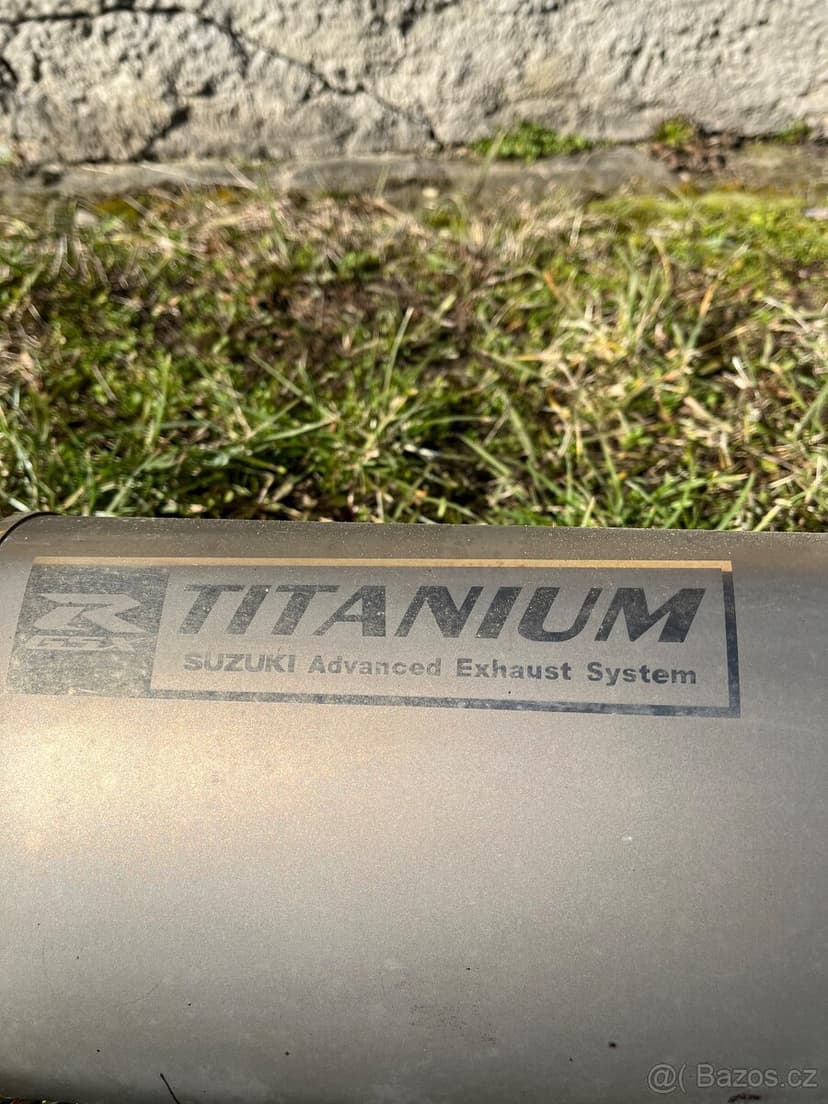 Originál titanový výfuk na Suzuki GSX-R 1000