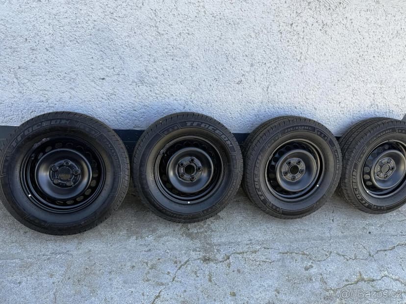 VW Crafter,MAN TGE disky zátaž 1200kg+zimné pneu 235/65 R16C