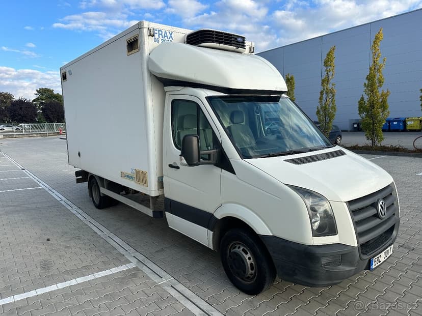 Volkswagen Crafter 2,5 TDi 100kw, ČR,1.maj., chlaďák, 5 tun
