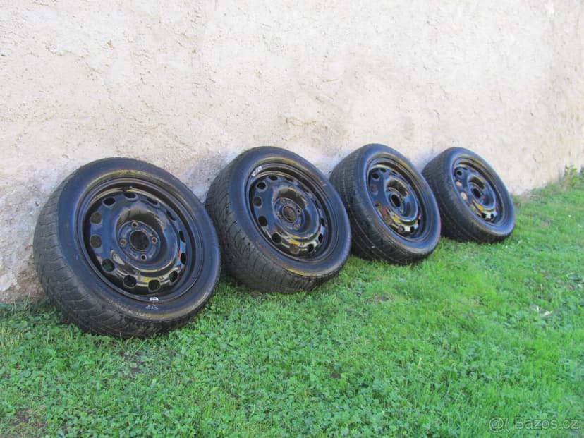 ZIMNÍ PLECHOVÁ KOLA 15" - 4x108 - 195/50/R15