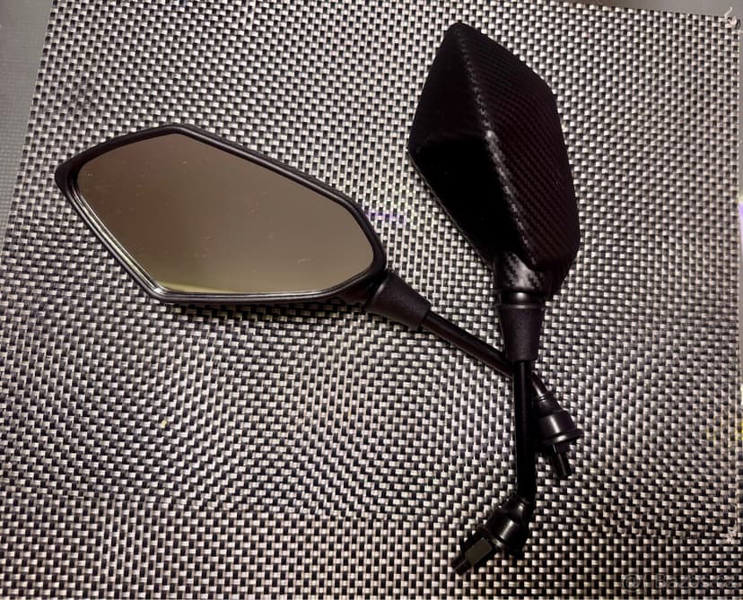 Čtyrkolka/motorka zpětná zrcátka vč držáků