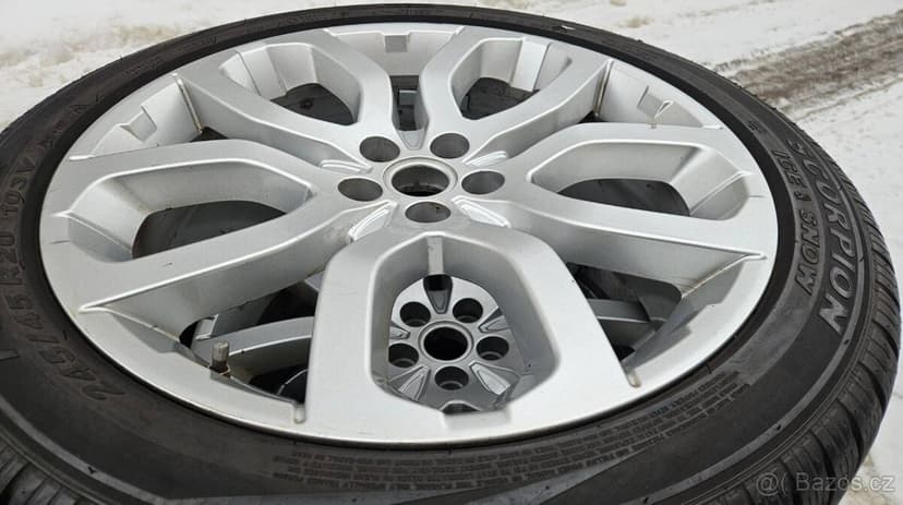 Originální ALU kola Land Rover 20" 5x108 – Pirelli