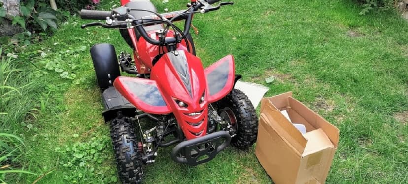 Nová červená dětská čtyřkolka 50ccm Dragon