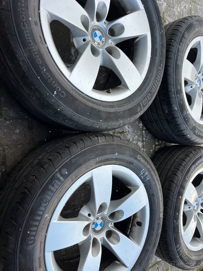 4x alu disky 5x120 R16, letní pneu