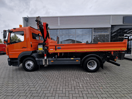 Mercedes-Benz Atego 1224 - sklápěč s hydraulickou rukou
