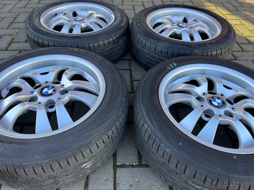 4x alu disky 5x120 R16, letní pneu