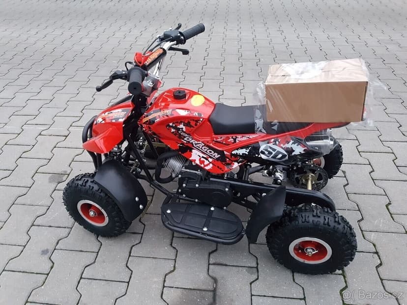 Dětská čtyřkolka Dragon II Sport 49ccm cer