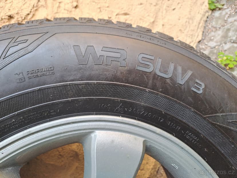 P: Alu disky + pneu 265/70 17 LC 120 FJcruiser