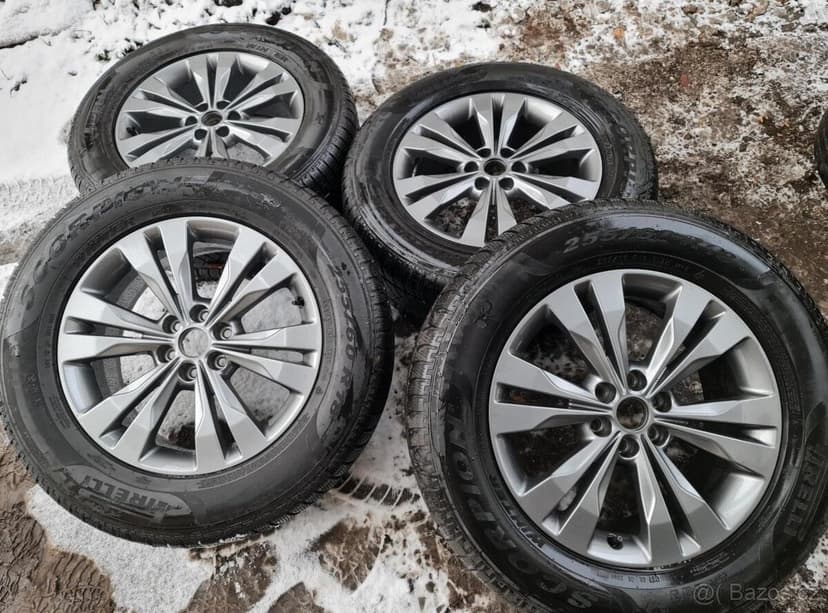 zimní Alu kola Mercedes X-Class W470 – 18" originál sada Pr