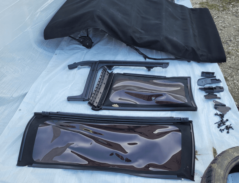 Jeep Wrangler JL 4 Door Black Premium Soft Top Complet 22r