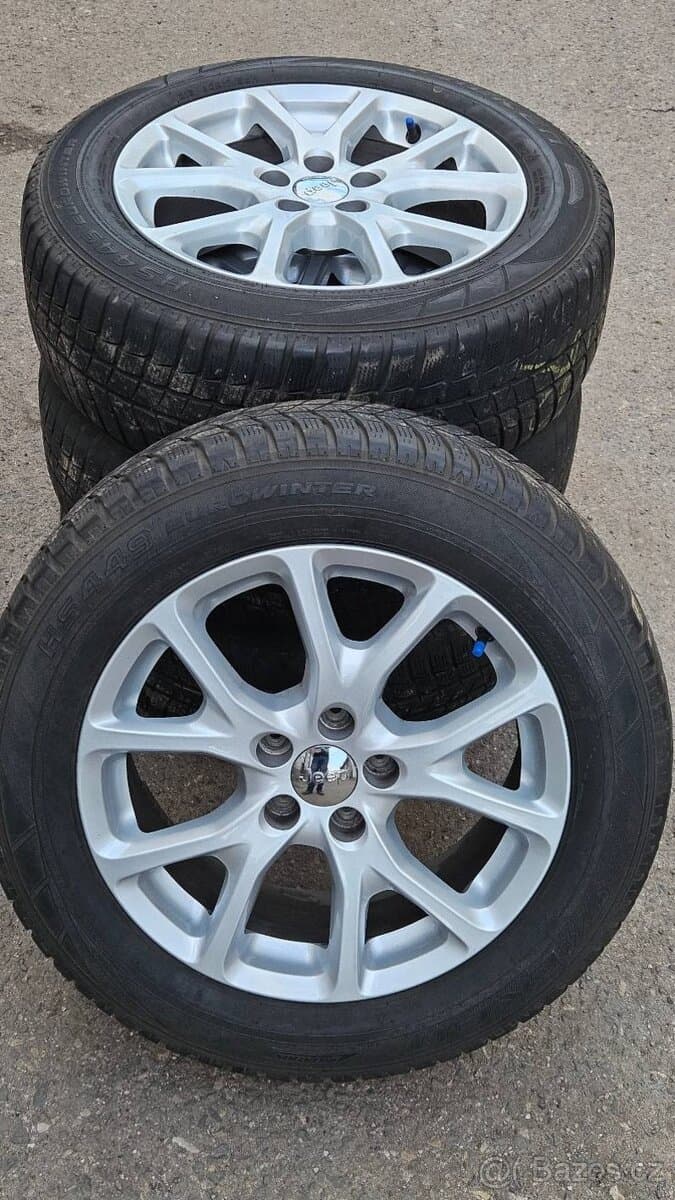 Originální ALU kola Jeep Cherokee, Compass R17 5x1