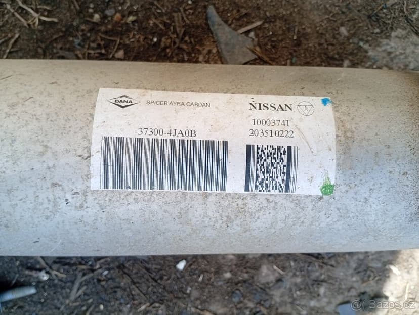 NISSAN NAVARA D23, 2,3CDI RV 2021 KARDAN PŘEDNÍ A ZADNÍ