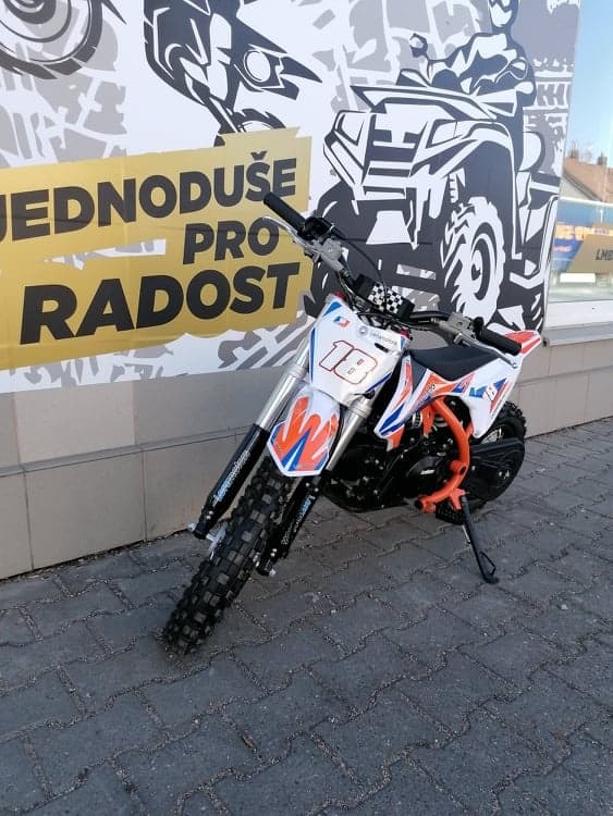 Pitbike Spirit 90 12/10 Automat Oranžová