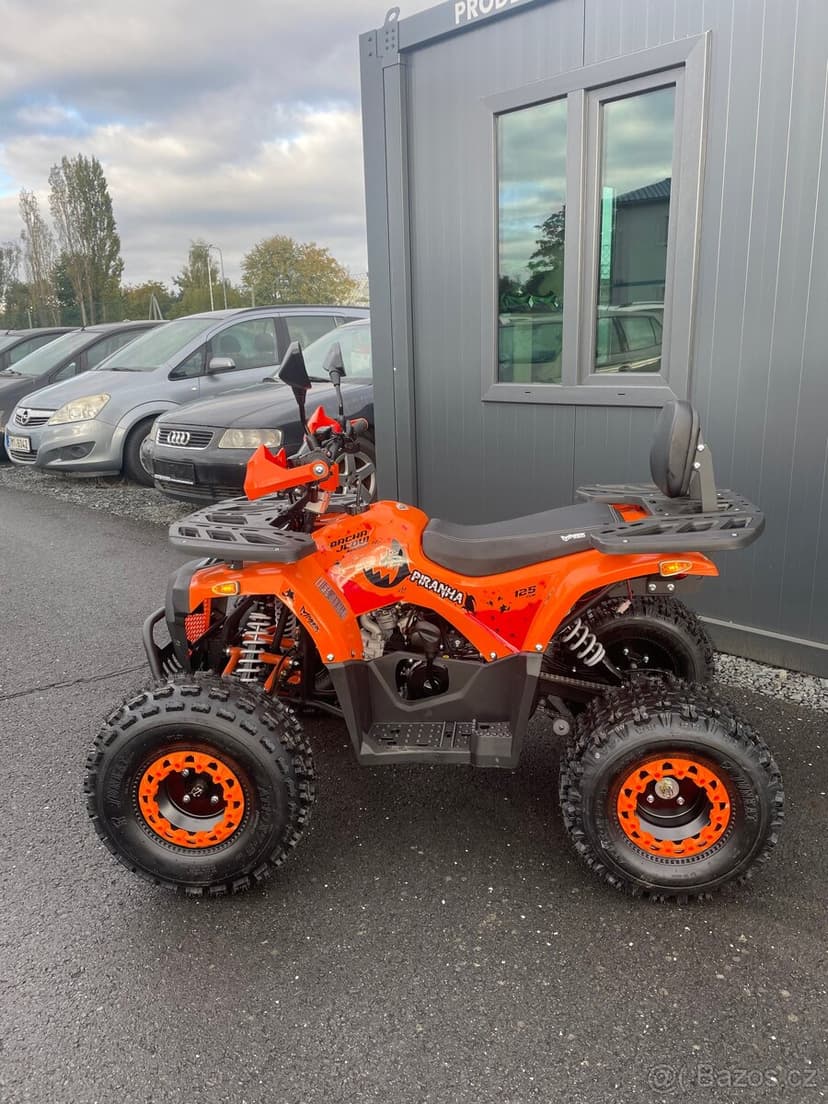Dětská čtyřkolka Piranha Veyron 125cc 1G8 oranžová