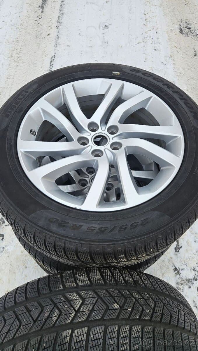 Originál Land Rover ALU kola R20 5x120 + Pirelli