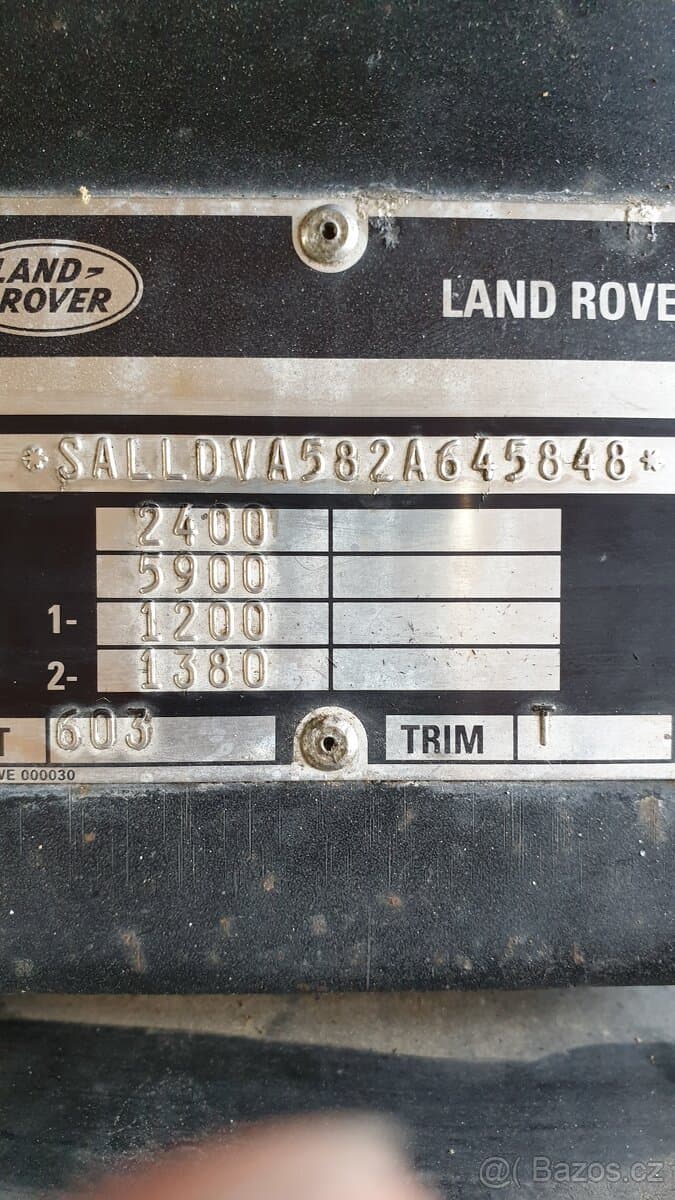 Land Rover Defender 90,, 2,5 Td5,, 90 KW,