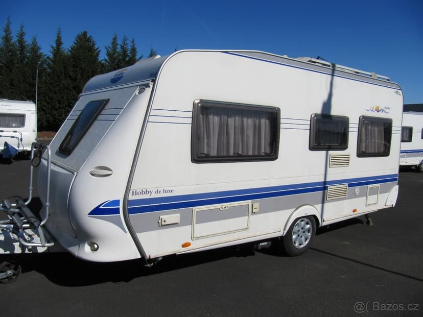 Prodám karavan Hobby 460 ufe,r.v.2008 + TOP VÝBAVA